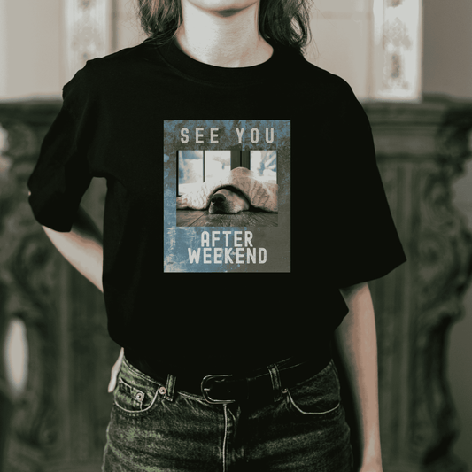The Weekend Ghost Tee | Unisex Oversized Classic T-Shirt