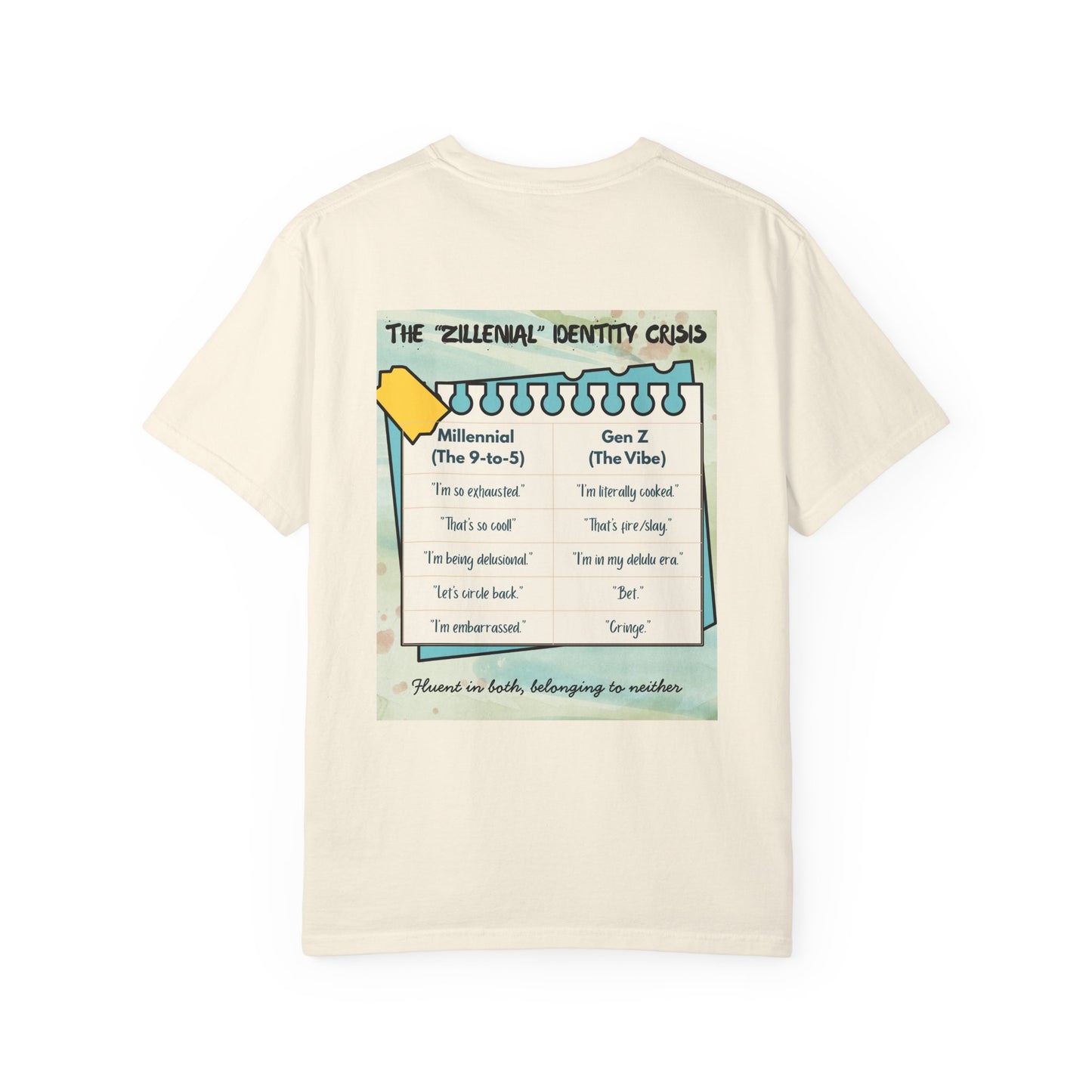 Zillennial Crisis T-Shirt — 'Welcome to the Zillennial Crisis' Novelty Tee for 90s Kids