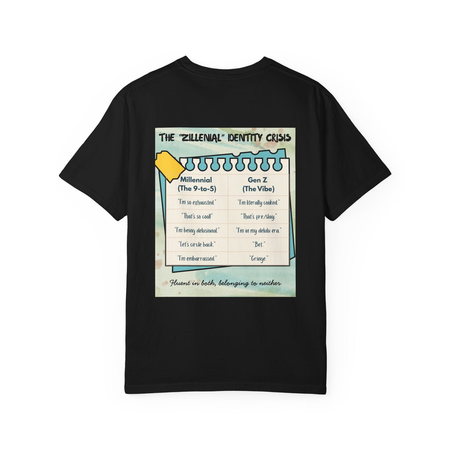 Zillennial Crisis T-Shirt — 'Welcome to the Zillennial Crisis' Novelty Tee for 90s Kids