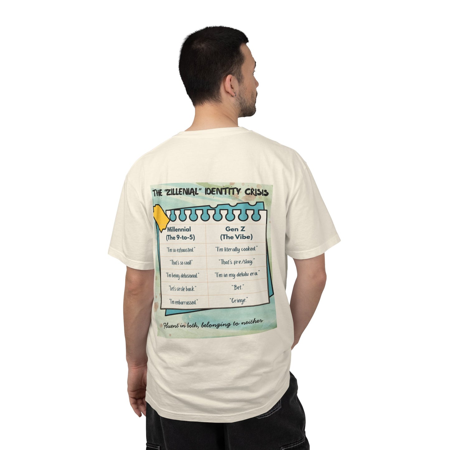 Zillennial Crisis T-Shirt — 'Welcome to the Zillennial Crisis' Novelty Tee for 90s Kids