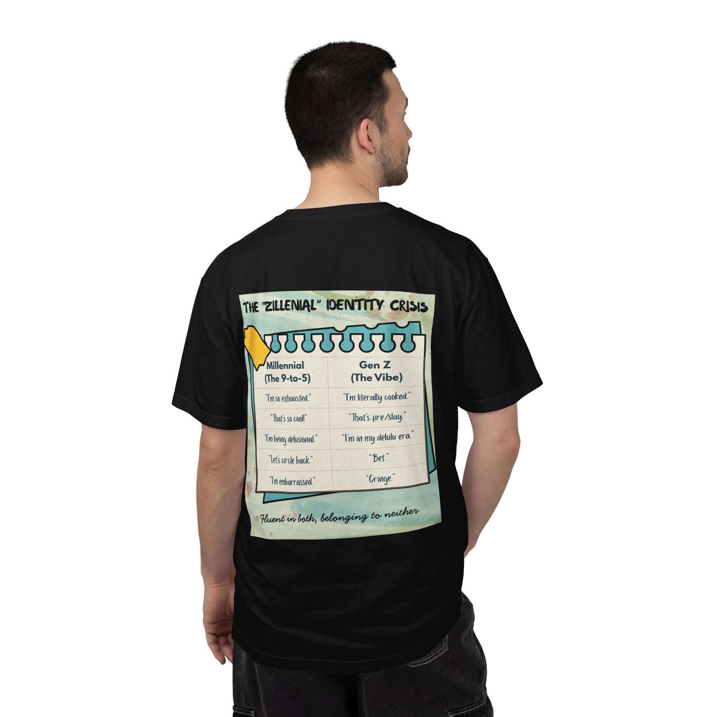 Zillennial Crisis T-Shirt — 'Welcome to the Zillennial Crisis' Novelty Tee for 90s Kids