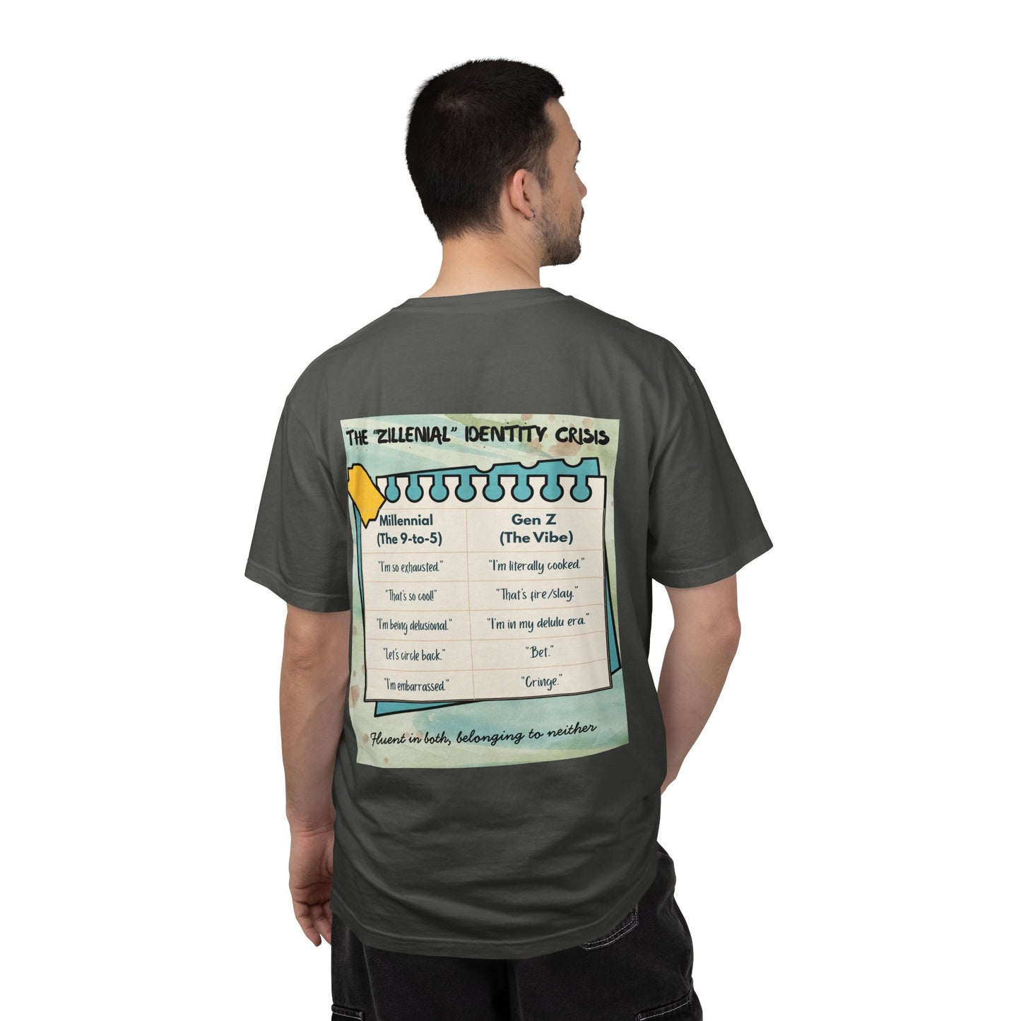 Zillennial Crisis T-Shirt — 'Welcome to the Zillennial Crisis' Novelty Tee for 90s Kids
