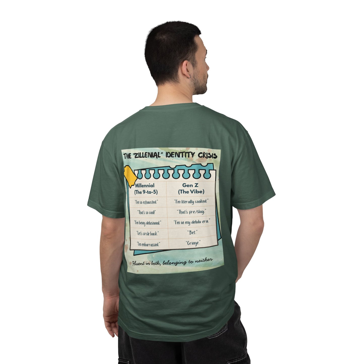 Zillennial Crisis T-Shirt — 'Welcome to the Zillennial Crisis' Novelty Tee for 90s Kids