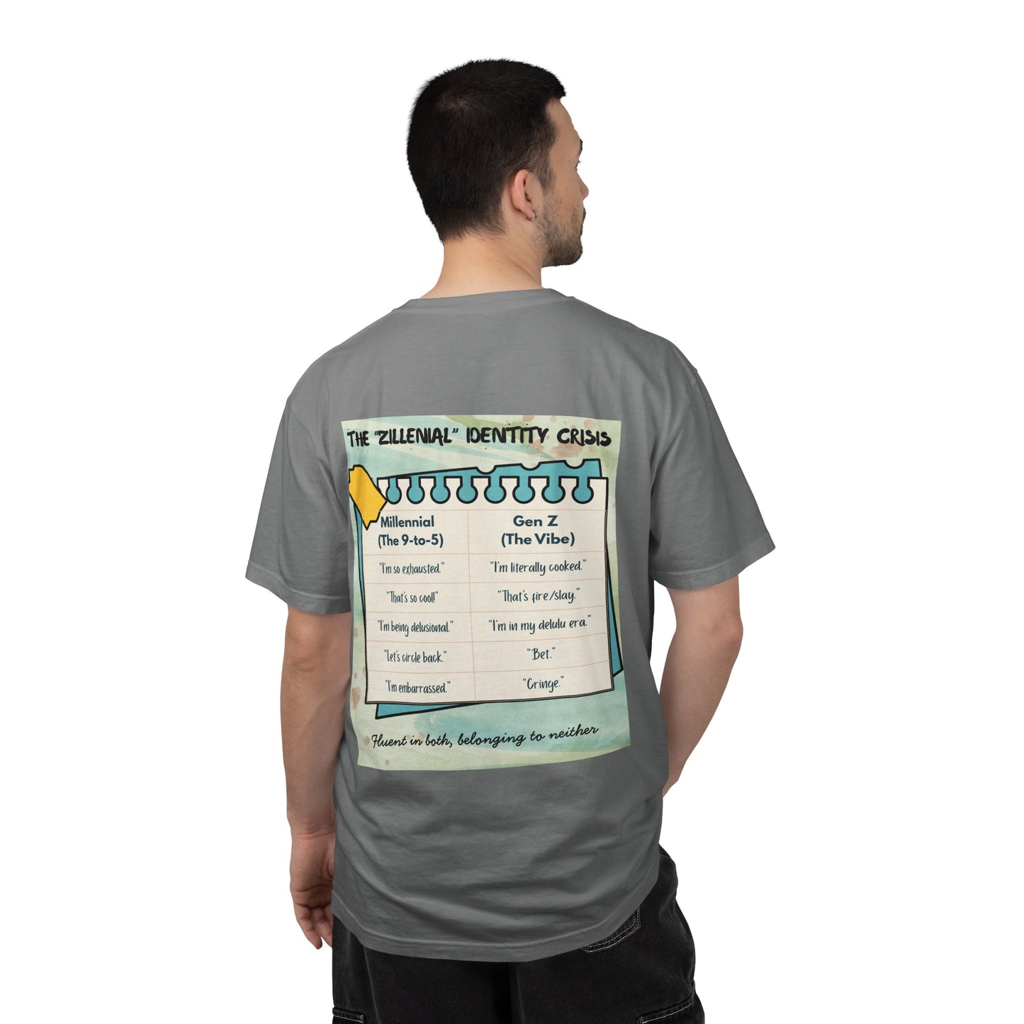 Zillennial Crisis T-Shirt — 'Welcome to the Zillennial Crisis' Novelty Tee for 90s Kids