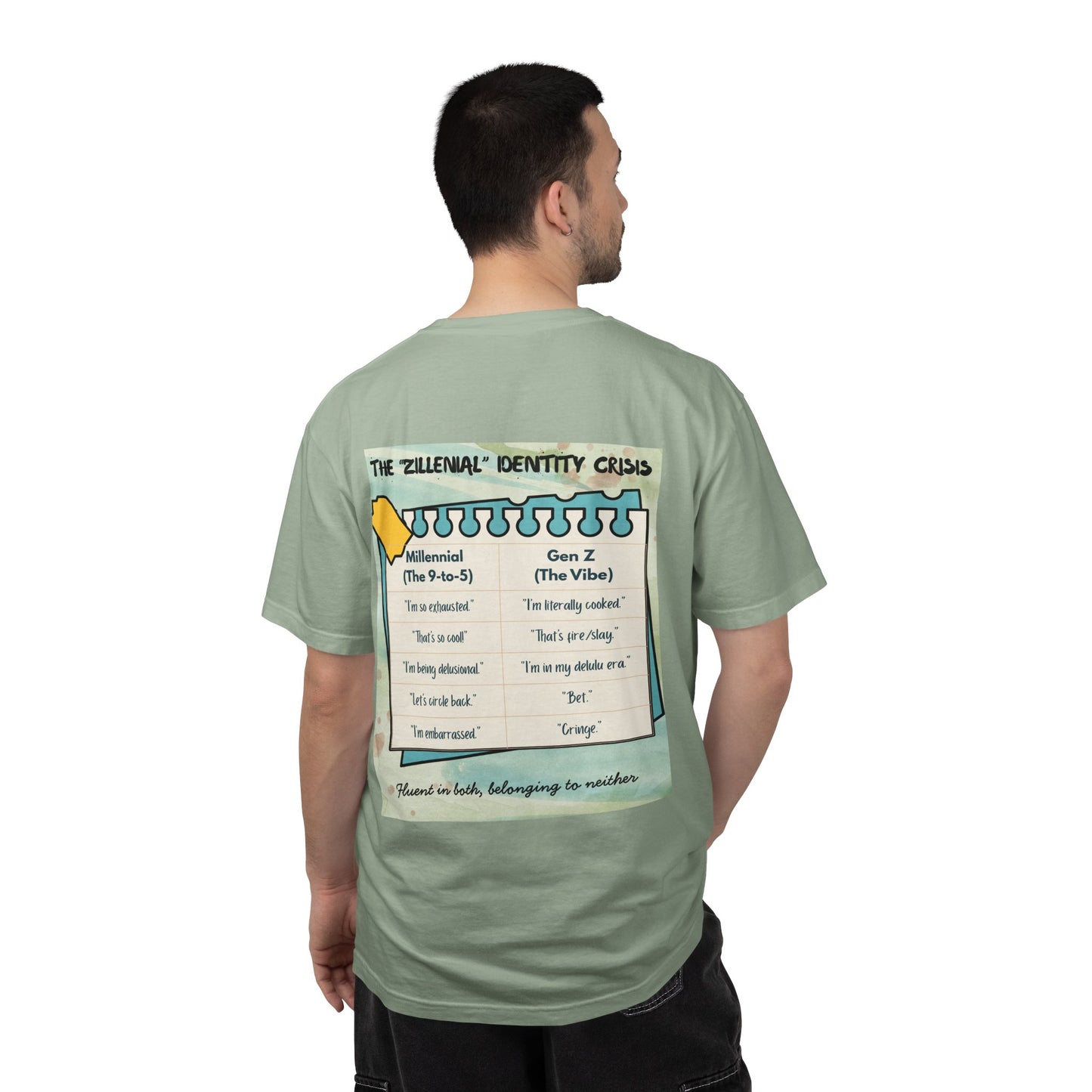 Zillennial Crisis T-Shirt — 'Welcome to the Zillennial Crisis' Novelty Tee for 90s Kids