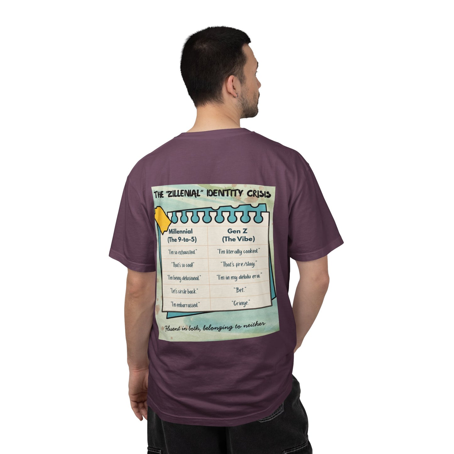Zillennial Crisis T-Shirt — 'Welcome to the Zillennial Crisis' Novelty Tee for 90s Kids