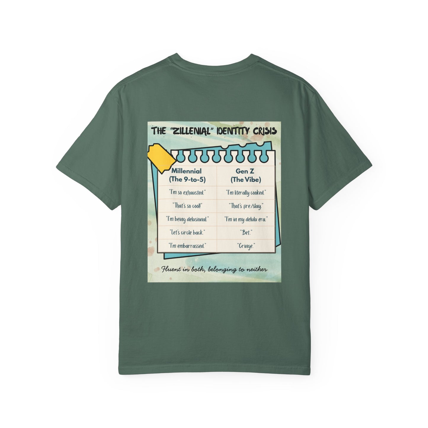 Zillennial Crisis T-Shirt — 'Welcome to the Zillennial Crisis' Novelty Tee for 90s Kids