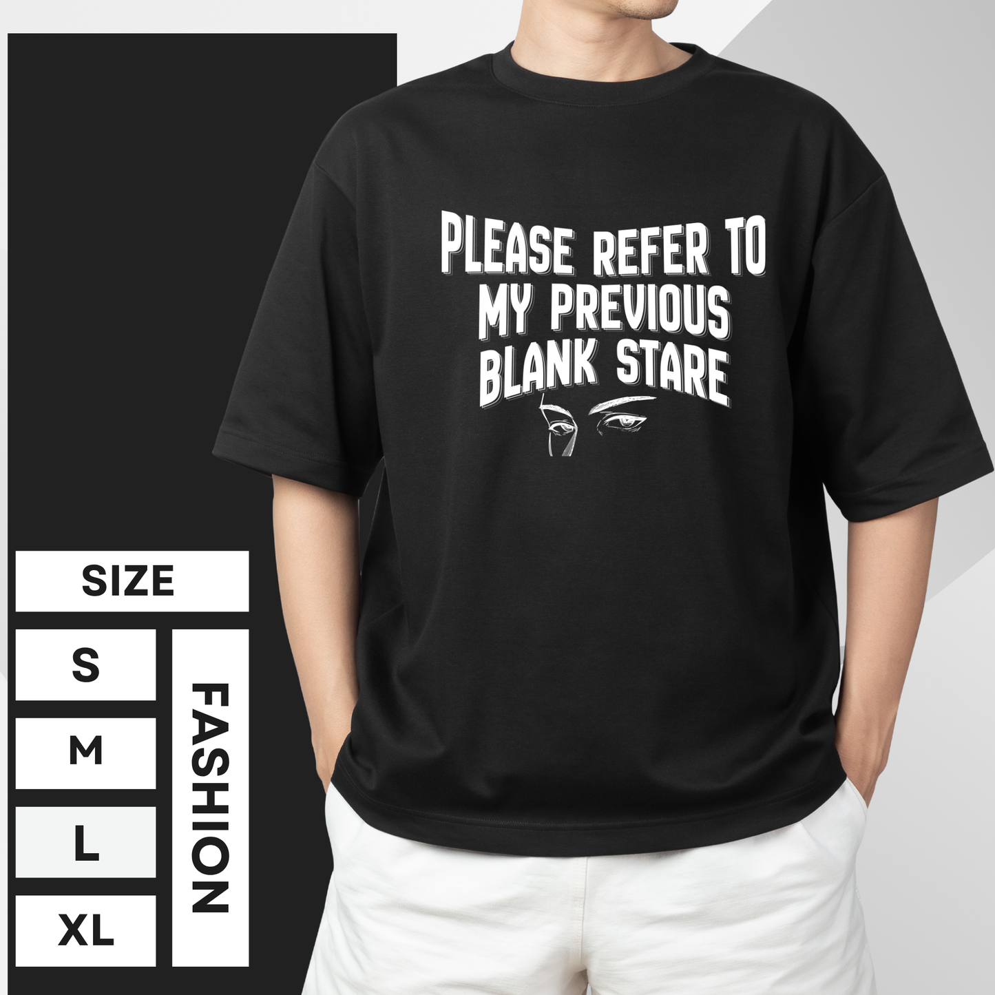 Retro Text Corporate Satire - Light Edition - Unisex Oversized Classic T-Shirt