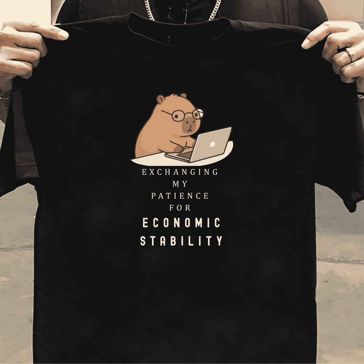 "Economic Stability" Unisex Oversized Classic Tee