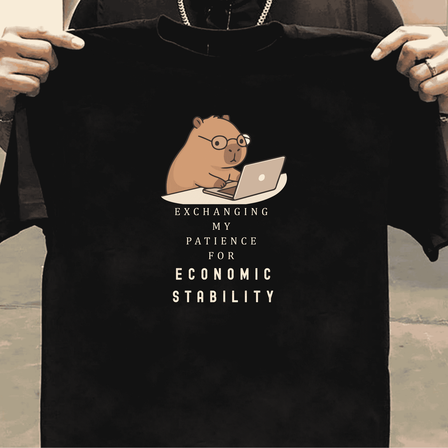 "Economic Stability" Unisex Oversized Classic Tee