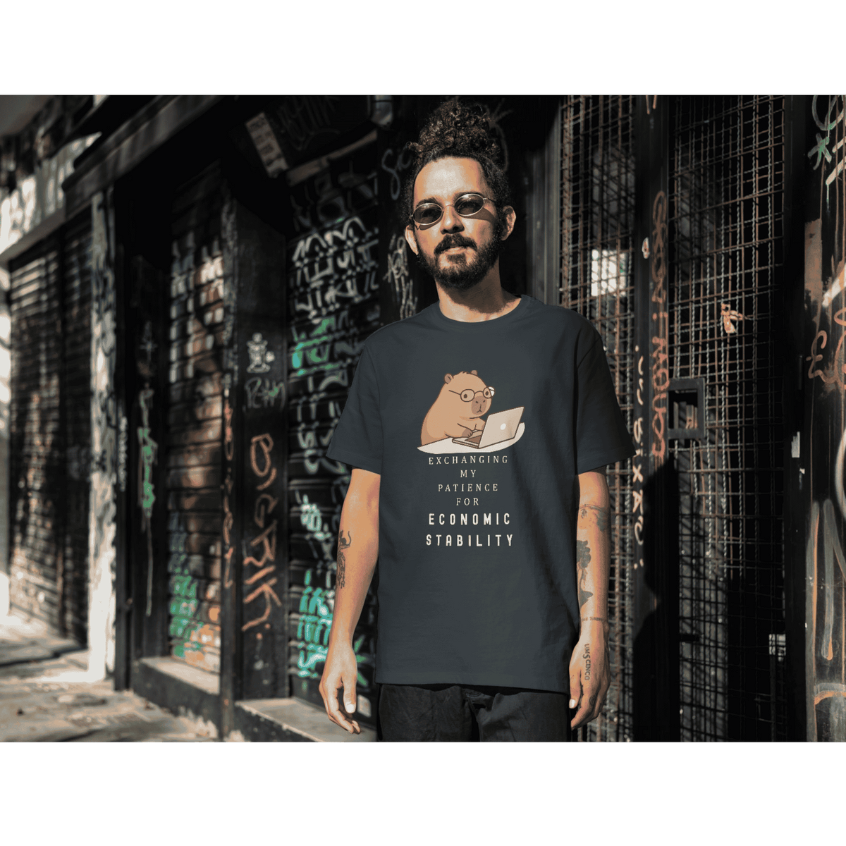 "Economic Stability" Unisex Oversized Classic Tee
