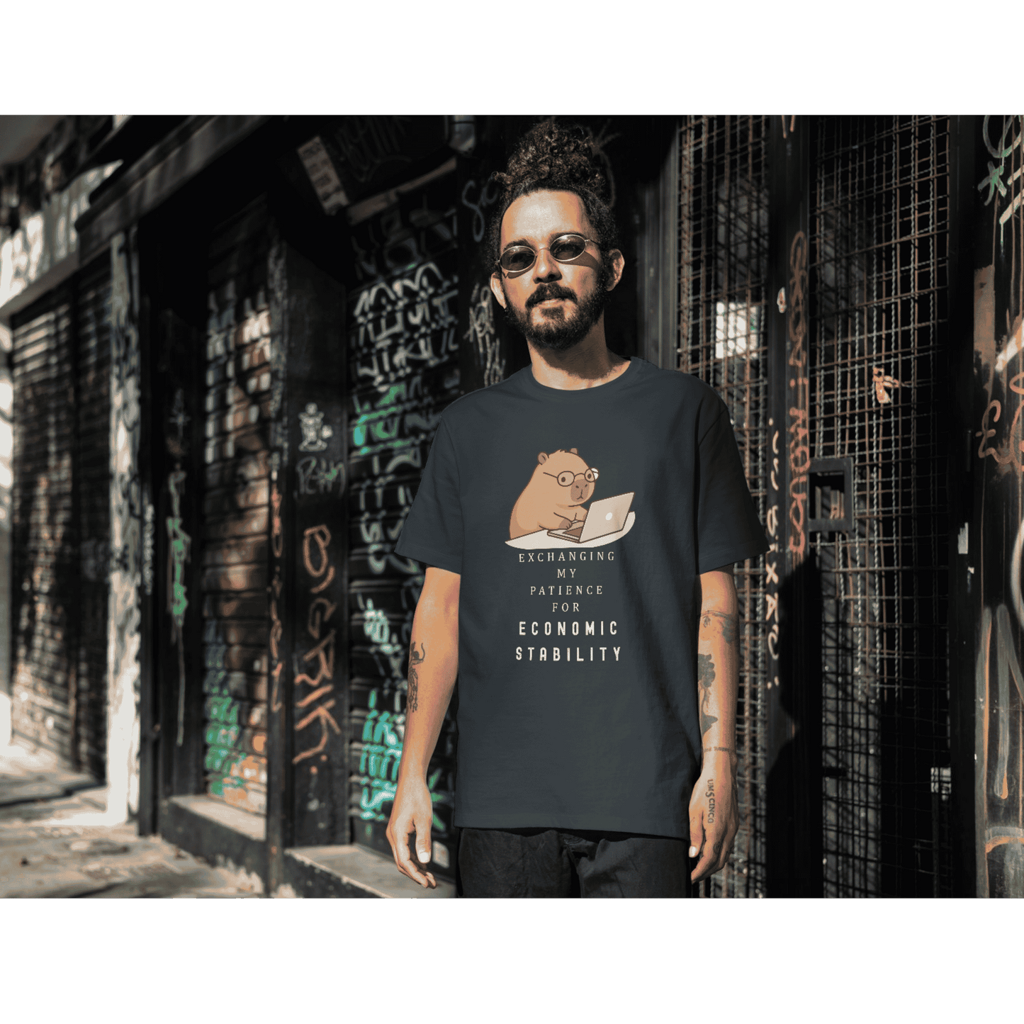 "Economic Stability" Unisex Oversized Classic Tee