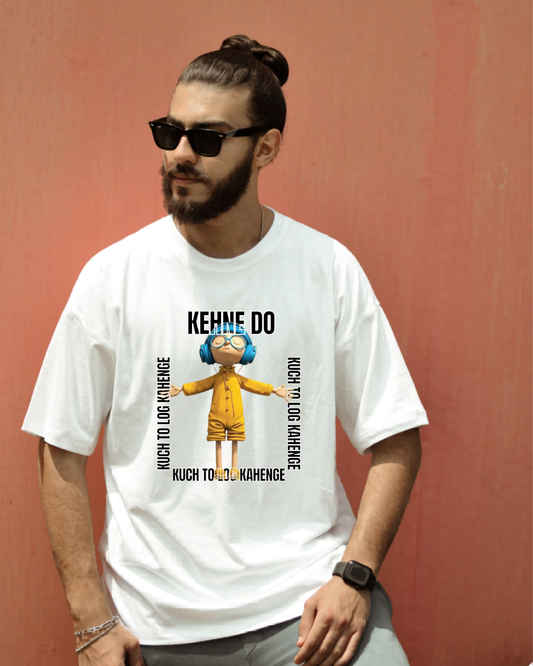 The Ultimate "Unbothered" Aesthetic: Premium Streetwear Unisex Oversized T-Shirt