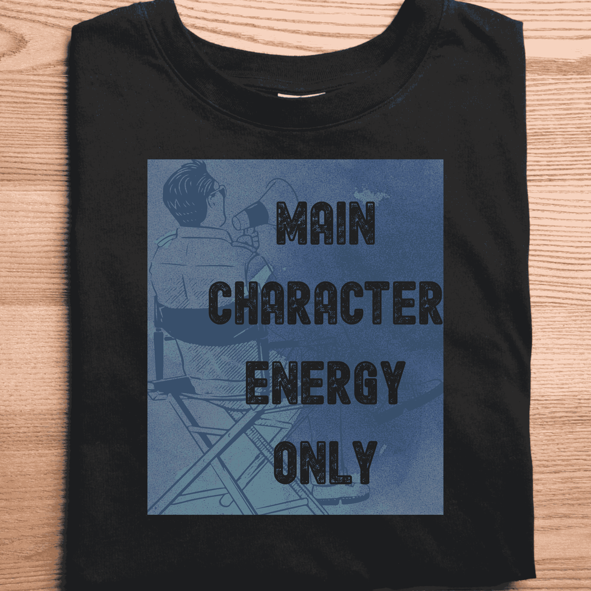 Main Character Energy Only - Oversized Cotton T-Shirt