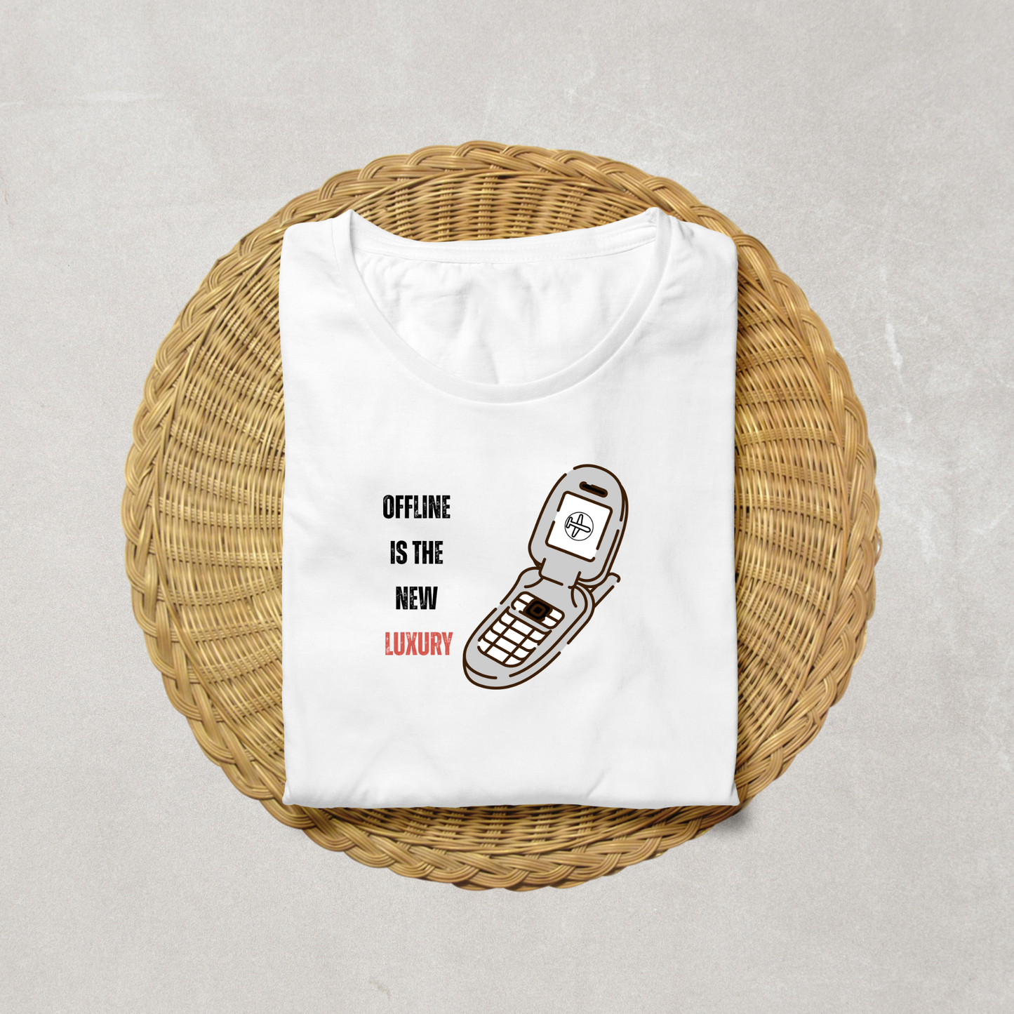 Minimalist Asthetic Dark Text - Unisex Oversized Classic T-Shirt