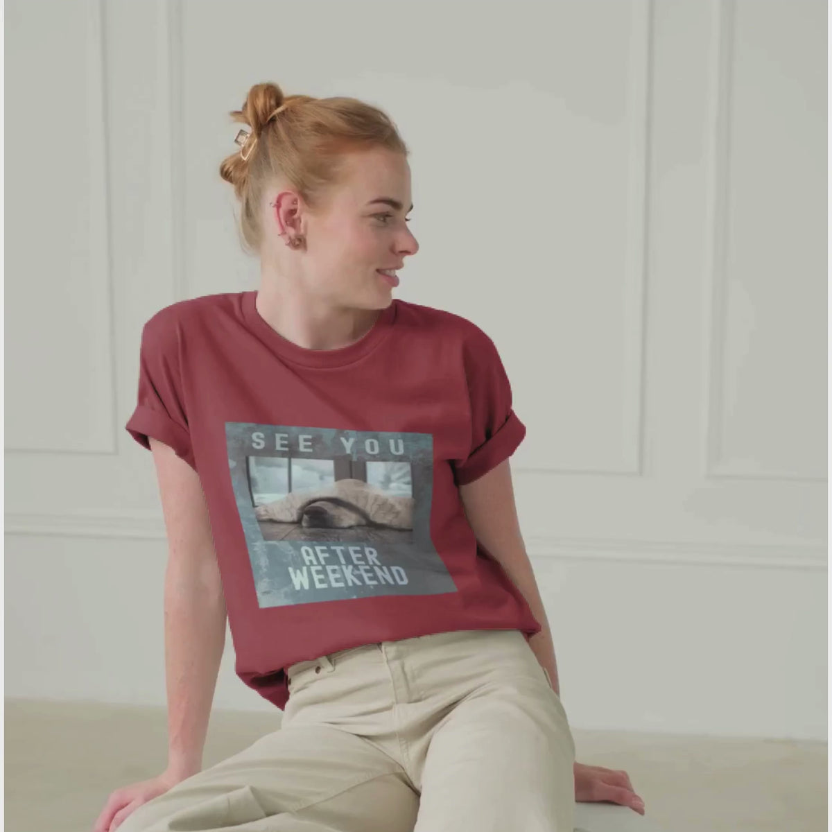 The Weekend Ghost Tee | Unisex Oversized Classic T-Shirt